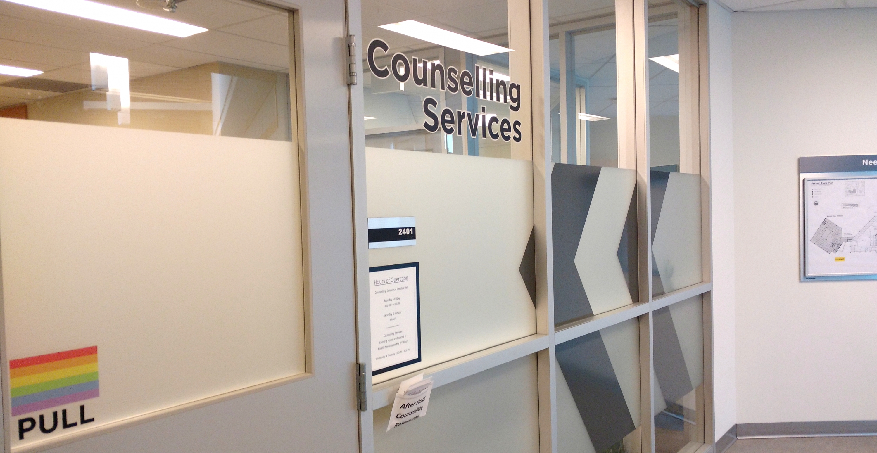 Counselling Services Entrance