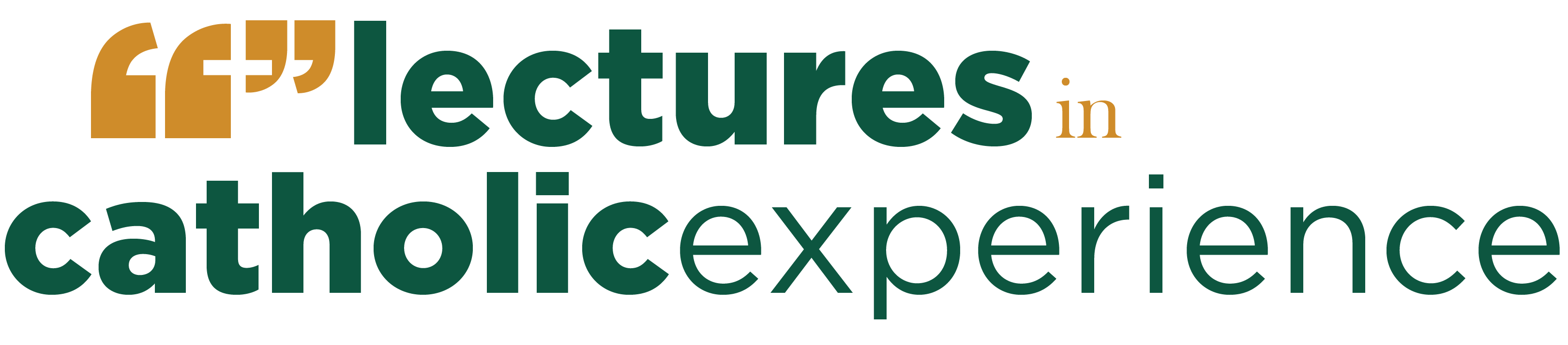 Lectures in Catholic Experience logo