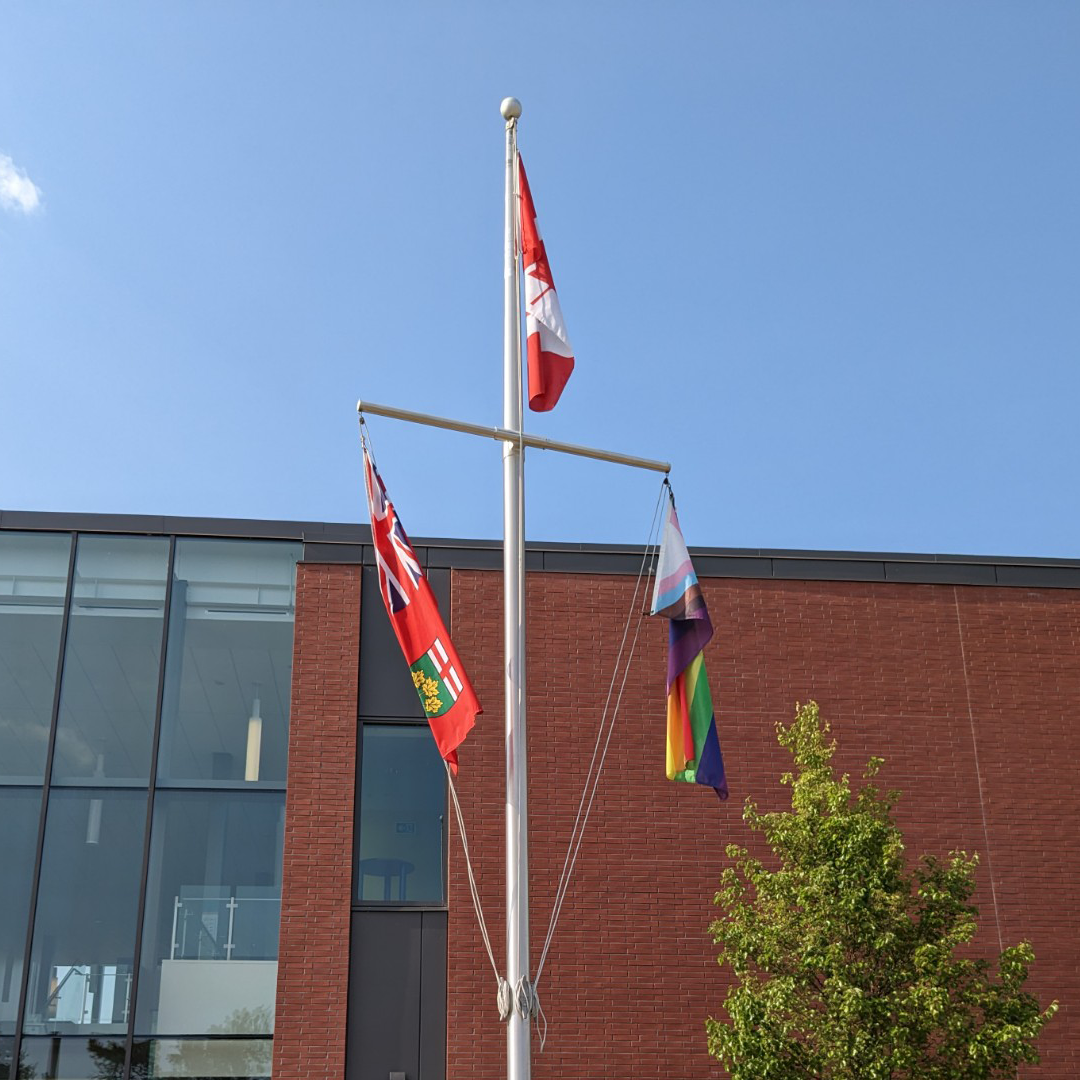Pride flag raised at St. Jerome's University