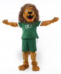 SJU mascot Jerome