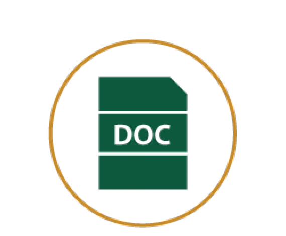 Icon for a DOC file